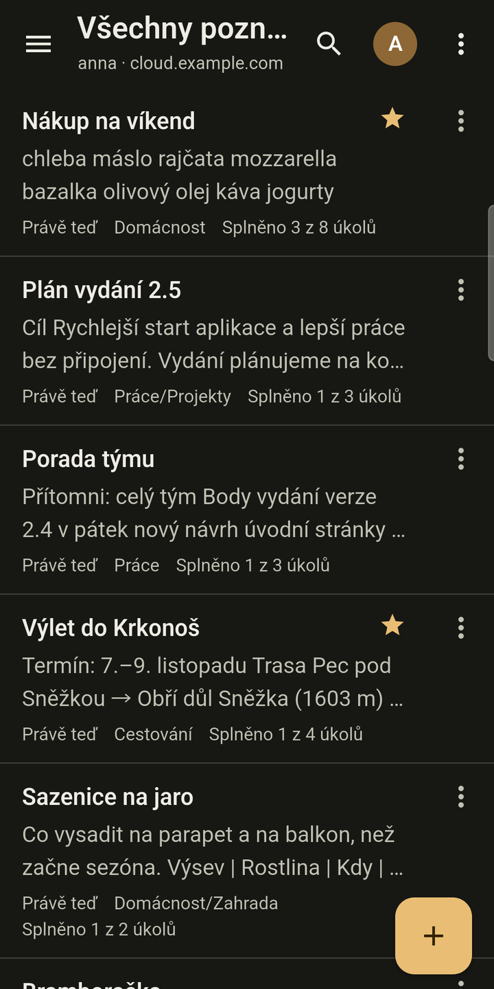 Náhled OwnNotes